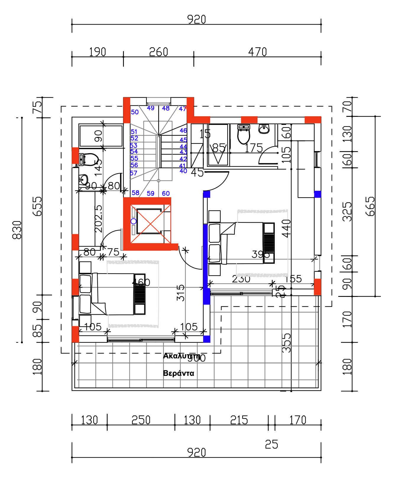 House 5 first floor layout plan